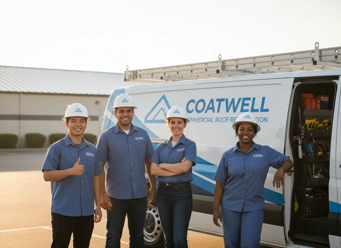 Commercial roof coating company in Salem, CT